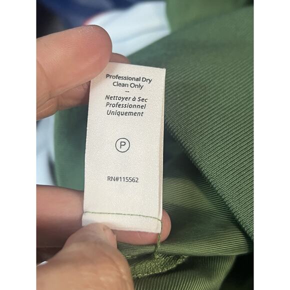 Cinq a Sept 5 A 7 Giles Jogger Cargo Pant Satin Light Green XS New NWOT - Picture 5 of 6